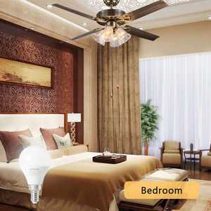 Ampoules LED pour ventilateur de plafond, 2700K blanc chaud, équivalent 60 watts, A15 6 watts, E12, ampoule d'appareil, non dimmable, avec corps en plastique - Product Image 6