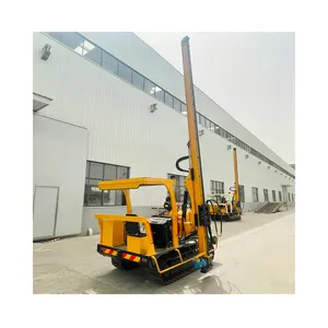 Pile Driving machine PV power station Ground Drilling solar panel plant pile ramming machine vibrating pile driver