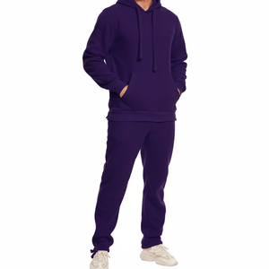 Chándal deportivo de alta calidad con logotipo personalizado para hombre, ropa deportiva de gimnasio, forro polar, para entrenamiento, jogging |   LOGOTIPO GRATIS |   ENVÍO GRATUITO - Product Image 1