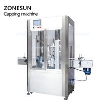 Zonesun Automatische Lineaire Glas Wijn Plastic Fles T Kurk Fles Cap Persmachine Jar Whisky Capper Corking Capping Machine