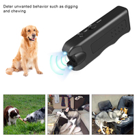 Appareil portable à ultrasons anti-chien, alimenté par batterie, en plastique, outil de dissuasion pour animaux pour usage extérieur