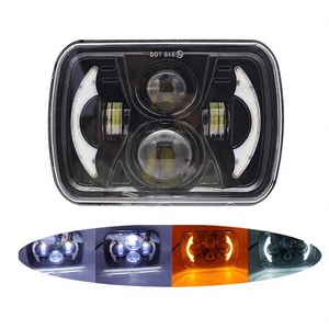 ไฟหน้ารถยนต์ LED ทรงสี่เหลี่ยมขนาด 5x7 7x6 นิ้ว สำหรับดัดแปลงรถยนต์ รถบรรทุก 12V ยี่ห้อ He Xing 100W สีขาวธรรมชาติ ขายส่ง นำเข้าจากต่างประเทศ - Product Image 3