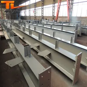 Steel beam and column of Prefabricated factory building Storage Shed Warehouse material