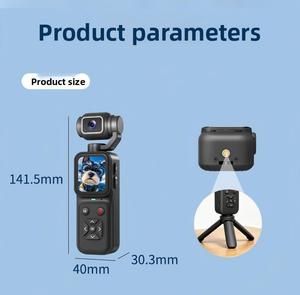 Videocamera Tascabile 4K, Action Cam per Vlog, Display IPS da 1,69 Pollici, Zoom Digitale 16X, Registrazione in Loop, OEM - Product Image 5