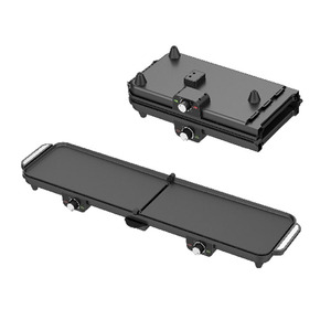 Plaque de cuisson électrique carrée pliable 2200W antiadhésive - Product Image 1