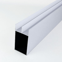À vendre Portes et fenêtres coulissantes Profilés en aluminium double-U Cadres en aluminium anodisé Accessoires pour carrelage