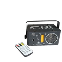Mini projecteur laser LED transfrontalier 5-en-1, effets stroboscopiques Northern Rave RGBW 3W, contrôle par télécommande/son, pour boîtes de nuit