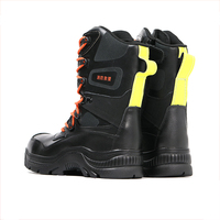 Bottes de protection de secours incendie standard 17, ignifuges et résistantes à la flexion, bottes de pompier de bout à bout