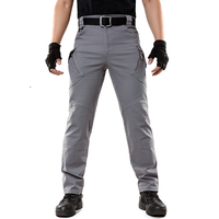 Pantalon en toile de coton élastique pour hommes, pantalon tactique de combat pour travailleur en plein air, pantalon cargo de chasse
