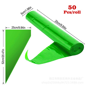 Wholesale 22pcs <b>Roll</b> Green Food Grade Plastic Disposable Pastry <b>Bags</b> Model for Cake Cream Piping Cake <b>Tools</b> - Product Image 4