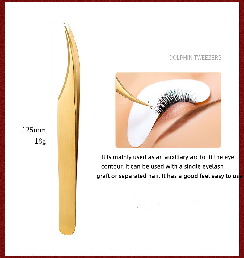fiber tip lash tweezers