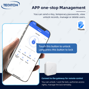 Cylindre de serrure de porte intelligent électrique numérique étanche Ttlock APP pour la maison, vente en gros - Product Image 5