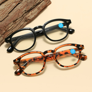 New Style Fashionable PC Round <strong>Frame</strong> Reading <strong>Glasses</strong> Blue Light Blocking Unique Retro <strong>Glasses</strong> for Women Men