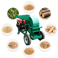 Broyeur de sciure de bois à faible coût et haute capacité 2T/H, déchiqueteuse de bois, machine à sciure, moteur 380V pour la production de granulés