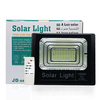 Projecteur solaire à LED 25W 40W 60W 500W 400W 300W 200W 100W avec réflecteur