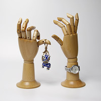 Modèle de main en bois flexible, mannequin d'artiste en bois mobile, modèle articulé pour le dessin