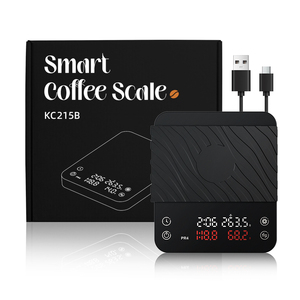 Cân điện tử pha cà phê thông minh khuyến mãi <span class=keywords><strong>2025</strong></span>, cân thực phẩm với mặt silicon, 4 chế độ, cân cà phê nhà bếp - Product Image 6