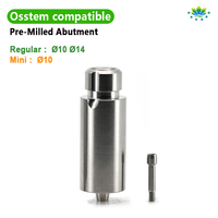 Disques Prothétiques en Titane de Grade 5 Pré-fabriqués Compatibles Osstem, Usinés avec Précision par CNC, Fournitures de Laboratoire Dentaire OEM ODM
