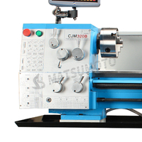 Tour à métaux horizontal compact Matsumoto CJM320A, alésage de broche 38 mm, alimentation automatique, usage léger, pièce à travailler maximale 600/750 mm