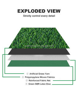 Tapis d'herbe artificielle Tapis vert Astro Turf <span class=keywords><strong>Gazon</strong></span> Tapis synthétique en plastique pour pelouse Cesped Artificial Para jardin - Product Image 4