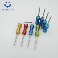 Kit de micro-visses pour laboratoire dentaire, implant, abutment, prothèse, instrument manuel chirurgical, ensemble d'instruments pour technicien