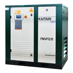 Kaishan-compresor de aire rotativo de tornillo, alta eficiencia, PMVF, 22kw, larga vida útil, sin ruido