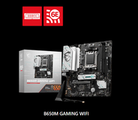 Tarjeta Madre B650M GAMING WIFI AM5 Compatible con Ryzen 7000/8000/9000 DDR5 PCIe 4.0 M.2 WiFi