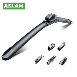 ASLAM Frameless Car Wiper Blade for Audi Windscreen WIPER BLADE with Wiper Arm for BMW Honda Tesla X5 <b>Rubber</b> Material - Product Image 1