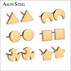 Accesorios de Moda, Pendientes de Acero Inoxidable 316L con Diseño de Candado, Pendientes de Tendencia para Mujer 2016 - Product Image 2