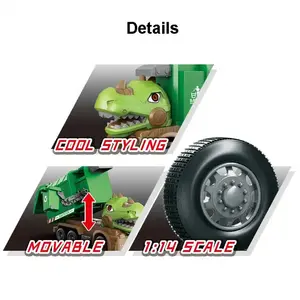 <span class=keywords><strong>Camion</strong></span> à ordures télécommandé, jouet électrique de recyclage avec <span class=keywords><strong>poubelle</strong></span>, lumières, rechargeable, jouet de <span class=keywords><strong>camion</strong></span> à ordures pour la gestion des déchets - Product Image 3