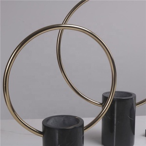 Décor de mariage, pièce centrale de Table, anneau en métal, nouvelle collection, décoration créative pour la maison, Offre Spéciale - Product Image 6