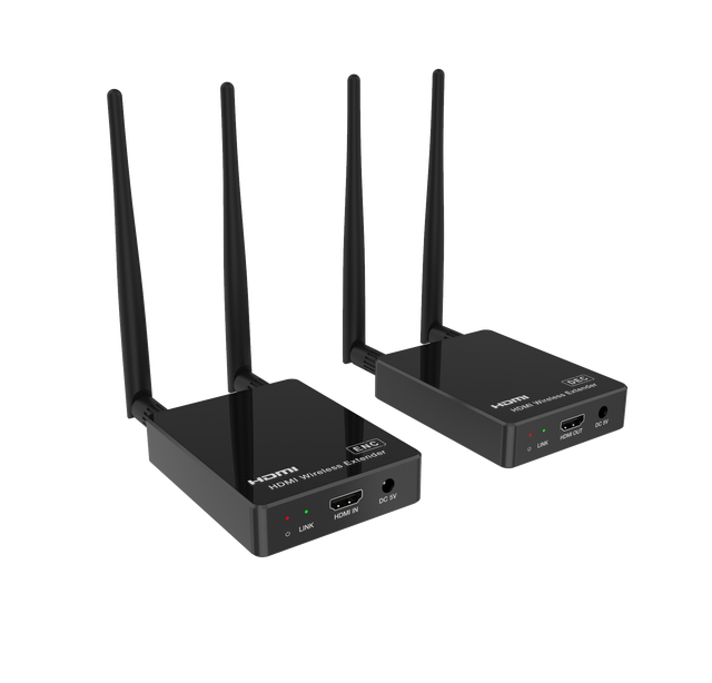 HDMI Wireless Video Extender 100m 1080P with IR Pass-through H.265 for Home Theater and Conference