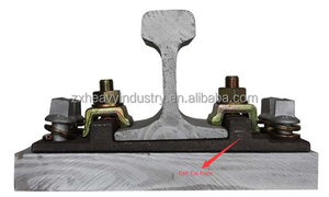 Đường Sắt Sử Dụng gang đường sắt <span class=keywords><strong>Tie</strong></span> duy nhất tấm cơ sở tấm - Product Image 2