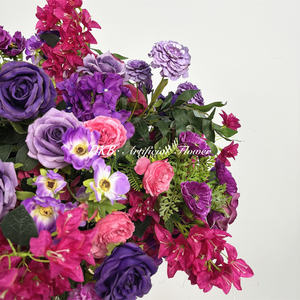 DKB Wholesale Boule de fleurs artificielles réalistes en soie pour décoration de centre de table de mariage - Product Image 6