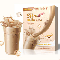 Thé aux herbes Wins Town, thé au lait minceur, détoxifiant pour le ventre, brûleur de graisse du ventre, thé au lait aux saveurs variées