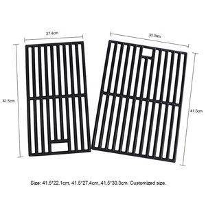 Grille de cuisson en fonte de porcelaine portable de 16 pouces, pièces de rechange pour <span class=keywords><strong>Weber</strong></span> - Product Image 2