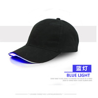 Gorra de béisbol con luces LED de colores para correr al aire libre, gorras de vaquero de nuevo diseño personalizadas al por mayor