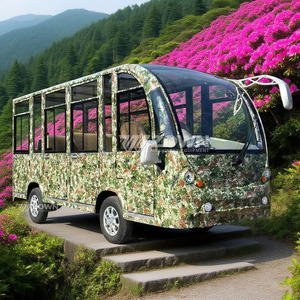 Vehículo Eléctrico Cerrado Impermeable para 11 Pasajeros, para Transporte en Bosques, Defensa Nacional y Educación - Product Image 2