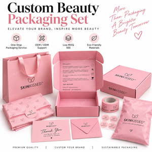 Caja de Envío Corrugada Rosa Personalizada con Logotipo, Cajas de Empaque para Suscripciones de Belleza para Marcas de Cuidado de la Piel, Cosméticos, Cuidado del Cabello y Bienestar - Product Image 2