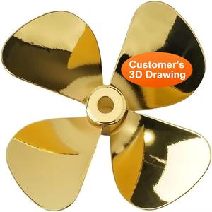 1PC Elica in metallo a 3 pale M4 35mm Sommerso CW CCW Prop, for RC Boat