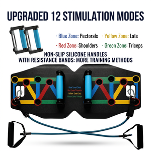 Push-up Support Fitness Equipment for Home Use to <strong>Train</strong> Pectoral Muscles, Biceps, and <strong>Latissimus</strong> <strong>Dorsi</strong> Muscles. Push-up Board - Product Image 1