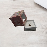 Vente en gros de boîte d'emballage électronique en carton en papier d'art imprimé avec logo personnalisé avec fenêtre transparente, couvercle et fond en carton