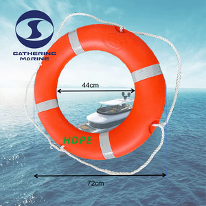 Anello di Salvataggio ad Alta Galleggiabilità SOLAS in HDPE Arancione, Attrezzatura di Sicurezza Marina - Product Image 2