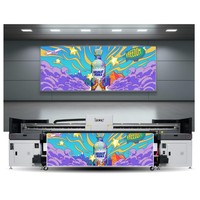 Plotter de Inyección de Tinta UV de Formato Grande Locor, Impresora Híbrida UV LED de 1.8m 3.2m para Impresión de Vinilos, Pancartas y Pósters