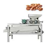 Nouvelle conception de machine de nettoyage des noisettes avec élévateur, machine à peler les amandes/machine à décortiquer les noyaux de palmier