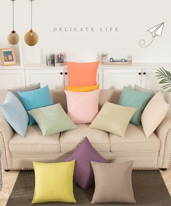 L-4513 <span class=keywords><strong>Fundas</strong></span> <span class=keywords><strong>de</strong></span> Almohada Decorativas <span class=keywords><strong>de</strong></span> Estilo Nórdico, Suaves y Cómodas, Lisas o con Patrón, para Sofá o Cama, <span class=keywords><strong>de</strong></span> Poliéster y <span class=keywords><strong>Lino</strong></span>, Gran Venta - Product Image 1