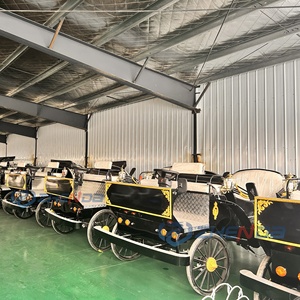 โรงงานจำหน่ายรถชมวิวไฟฟ้าขับเคลื่อนสี่ล้อแบบสองแถวสำหรับการขนส่งพิเศษในหลายโอกาส - Product Image 2