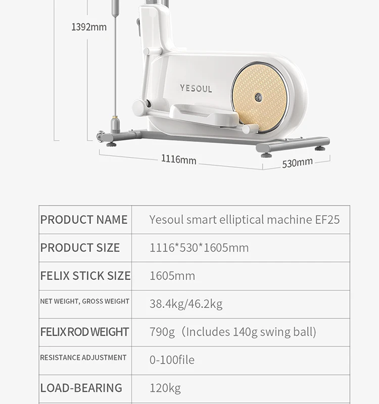 Top Quality LifeFitness Trade Electric Cross Indoor  Elliptical Trainer Machine
