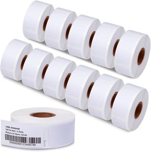 Etiquetas compatibles <span class=keywords><strong>Dymo</strong></span> A30336 1 \ "X 2-1/8 \" Etiquetas térmicas de dirección de código de barras para <span class=keywords><strong>DYMO</strong></span> Label Writer <span class=keywords><strong>450</strong></span> Turbo Desktop Stock - Product Image 1