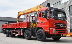 Châssis de grue Dongfeng K5, 4 roues avant, 8 roues arrière, <span class=keywords><strong>camion</strong></span>-grue embarqué de 14 tonnes, grue à flèche droite de 20T, nouveau stock - Product Image 3